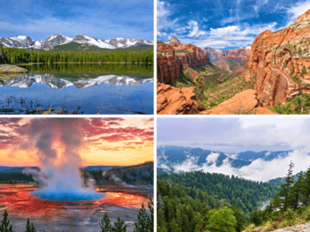 Top 4 Most Beautiful (and Most Visited) National Parks